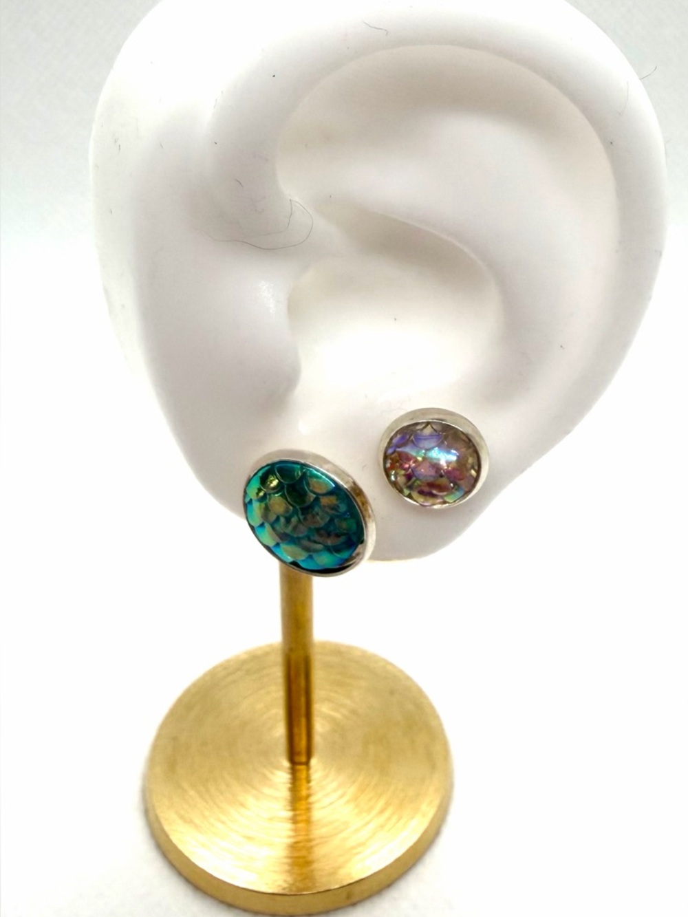 2 Pairs of Handmade Mermaid Tail Earrings